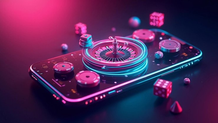 Antarmuka Game Demo di aplikasi garuda888 menampilkan saldo virtual dan pilihan permainan
